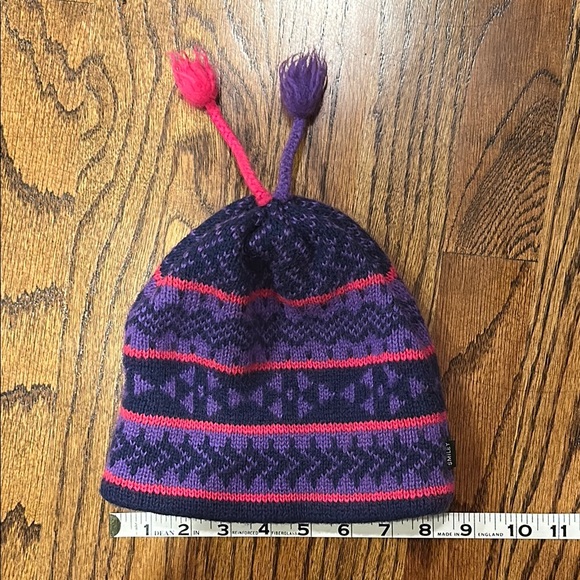 Colorful Vintage Wool Beanie Hat - Picture 6 of 7